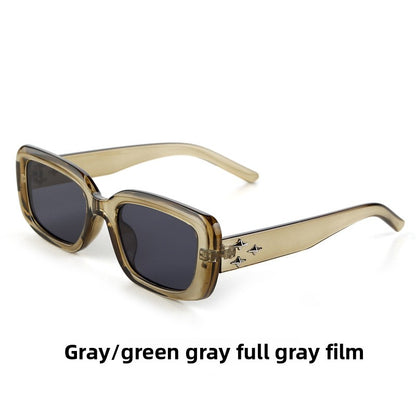 Retro Square Sunglasses UV400 Protection