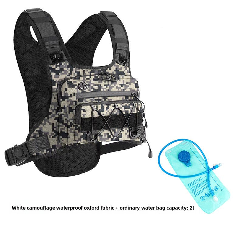 Multi-Functional Tactical Chest Bag with Hydration Pack