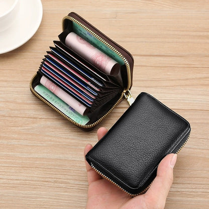 Lychee Pattern Accordion Card Holder
