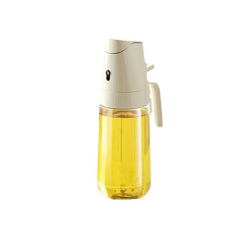 Dual-Function Glass Oil Dispenser Bottle