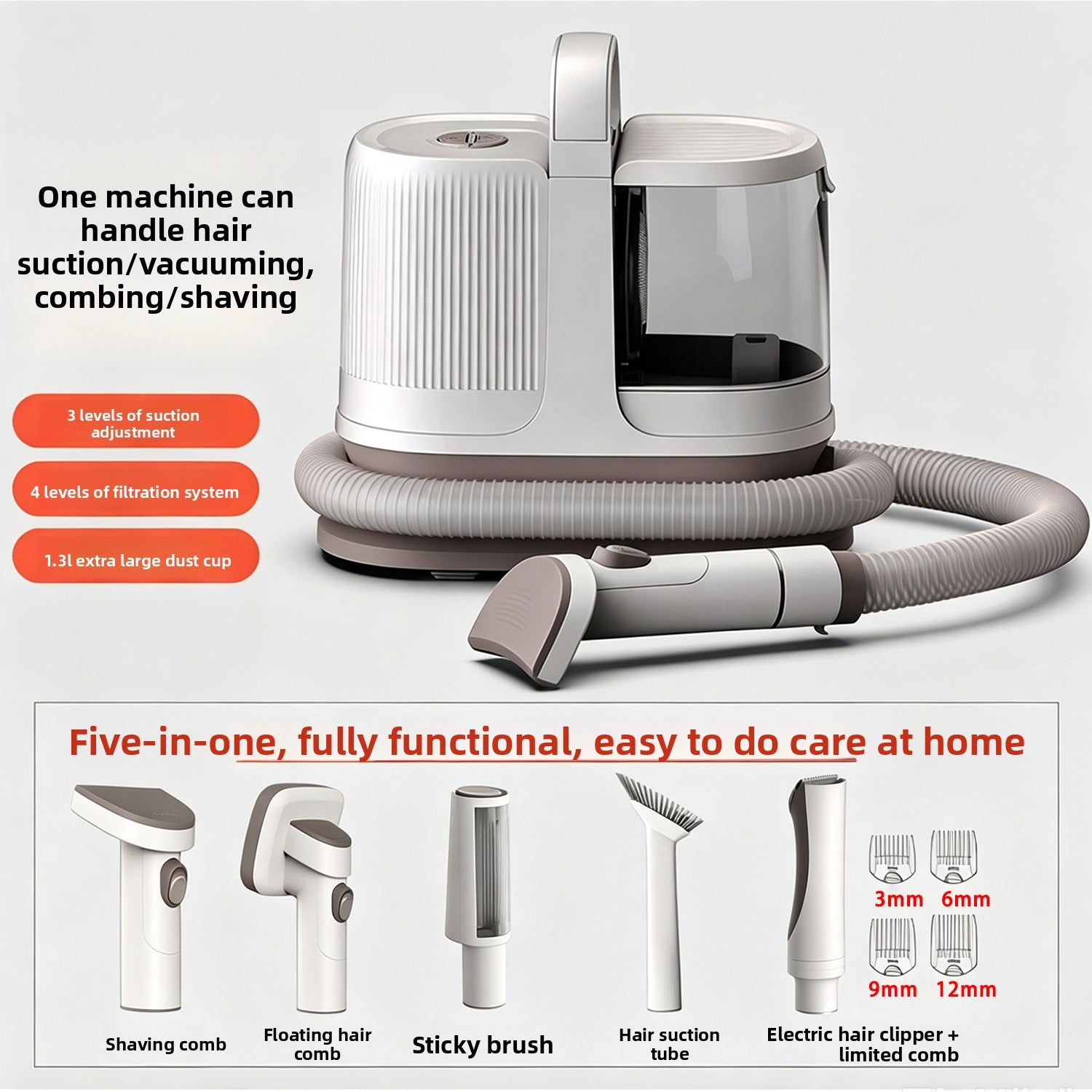 Pet Hair Remover and Grooming Tool