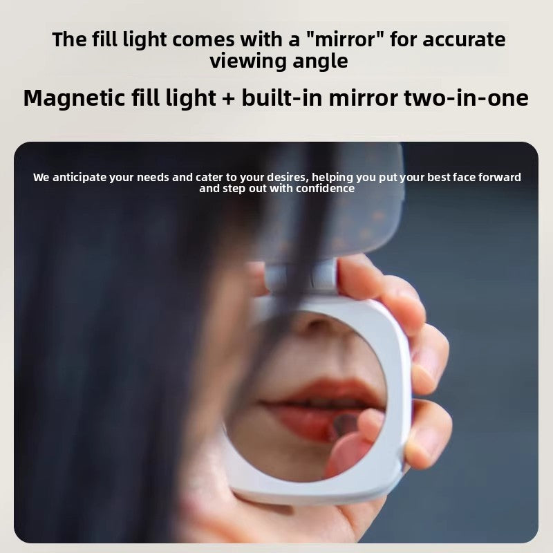 Phone Light with Mirror and Stand