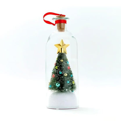 Christmas Tree Message Recording Bottle
