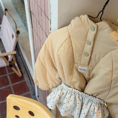 Kids Hooded Cotton Winter Jacket