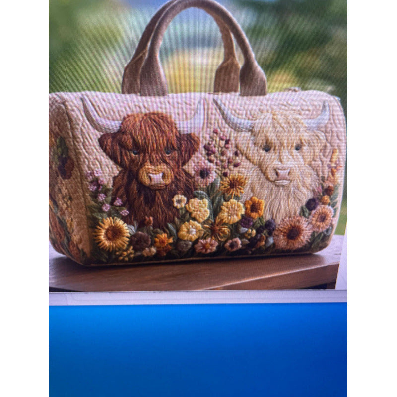 New Short-Distance Portable 3D Digital Printing Travel Bag Sports Bag
