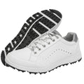 Men's Casual Golf Shoes with Fixed Spikes and Breathable Design