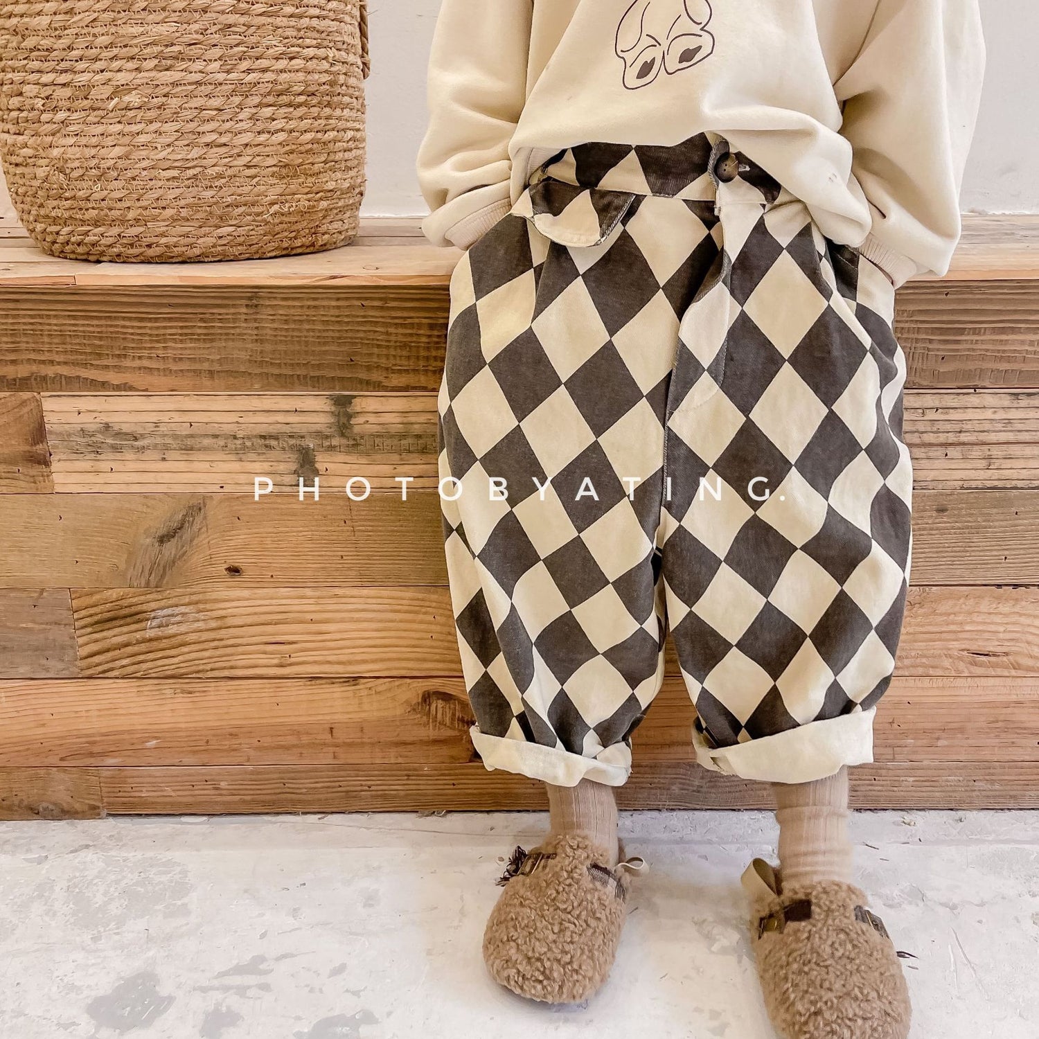Childrens Washed Cotton Harem Pants