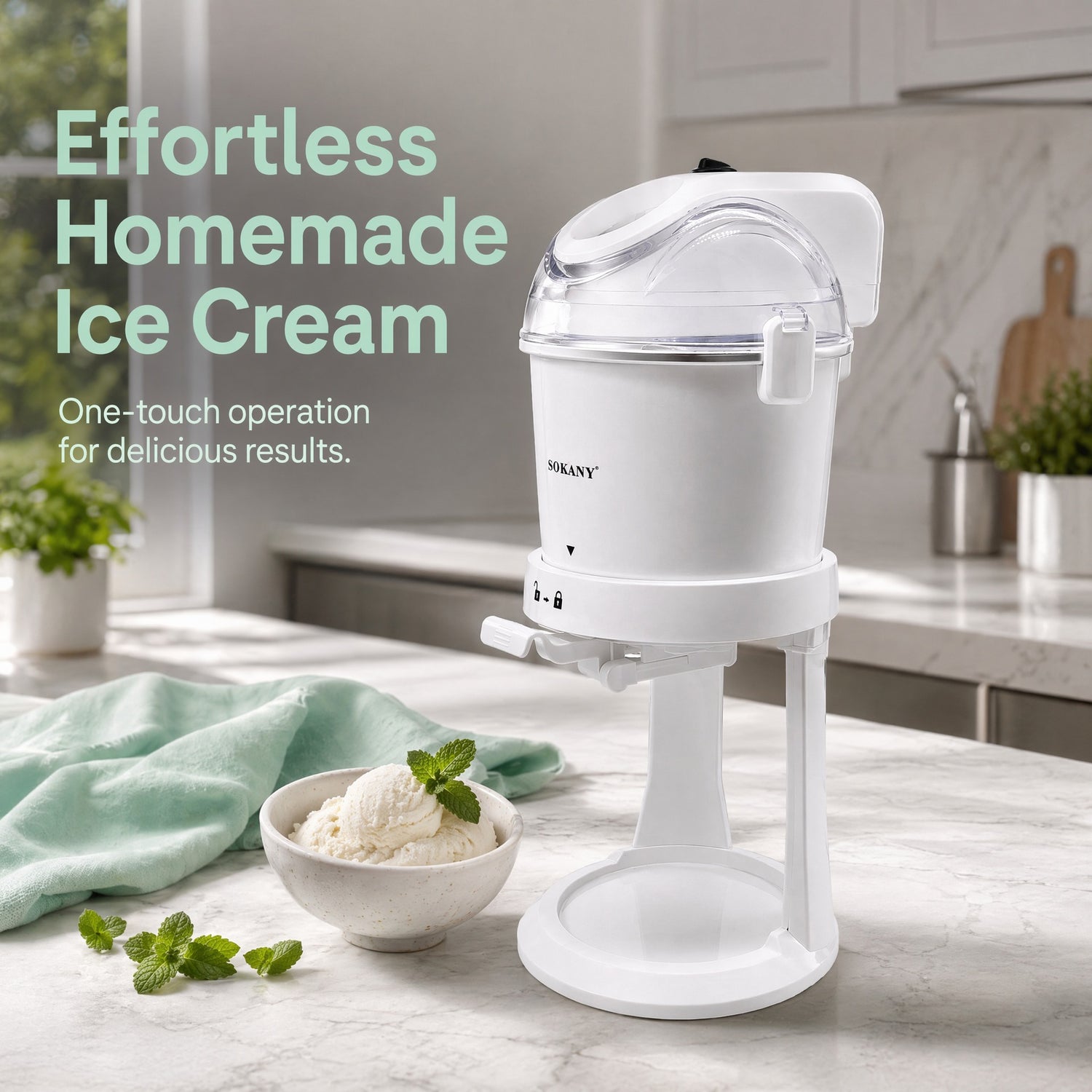 Household Pre-Cooling Ice Cream Maker