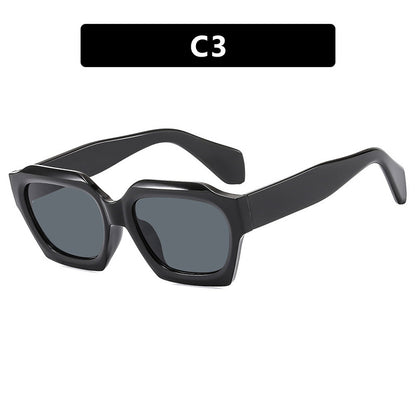Polygonal Irregular Sunglasses Modern Street Fashion