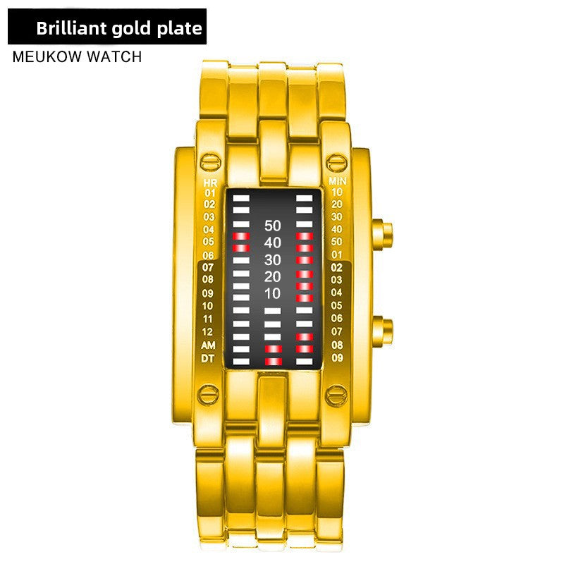 Digital Dual-Line Wrist Watch