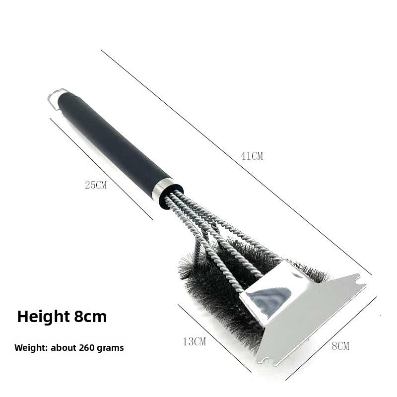 BBQ Grill Cleaning Brush Set Wire Brush with Scraper