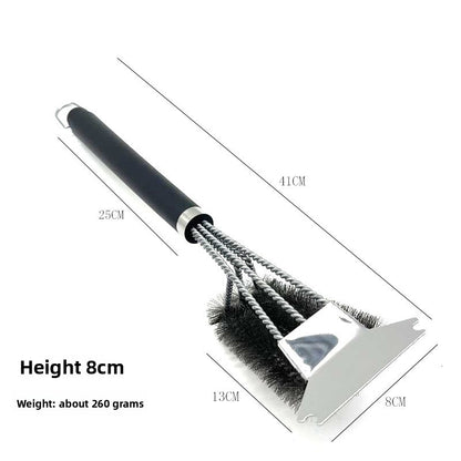 BBQ Grill Cleaning Brush Set Wire Brush with Scraper