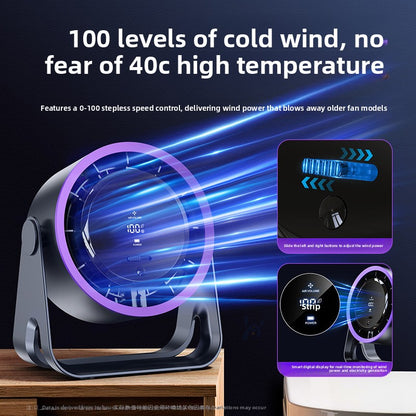 USB Rechargeable Wall Mount Desktop Fan