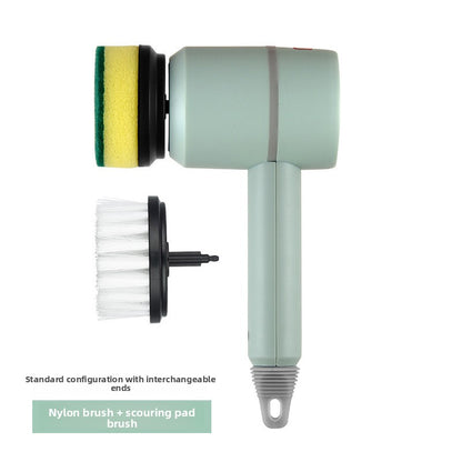 Multifunctional Electric Cleaning Brush with Interchangeable Heads