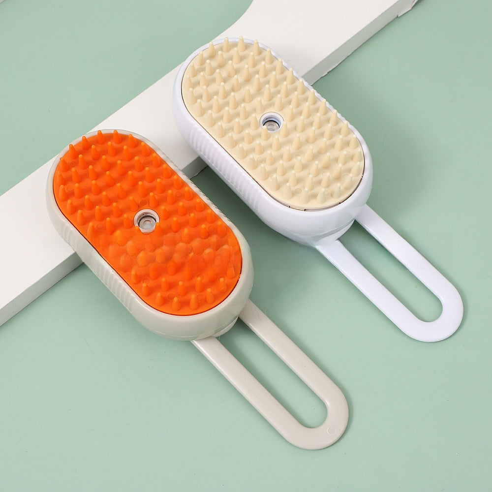 pet spray massage comb dog cat to float hair steam comb to float hair bath-free cat comb