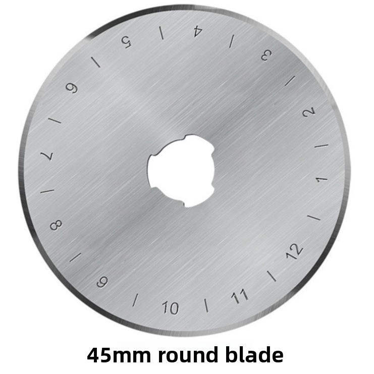 Wavy cutting knife fabric blade