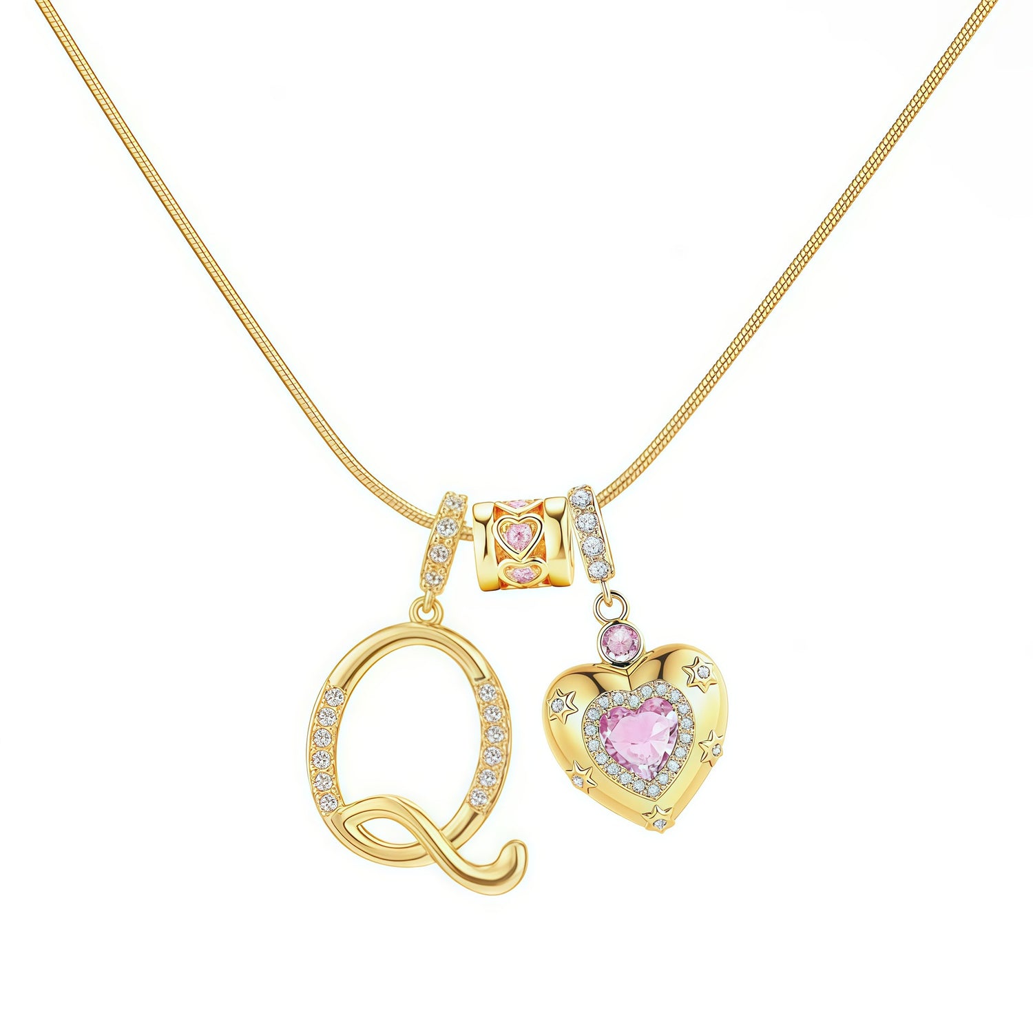 Letter Pendant Necklace