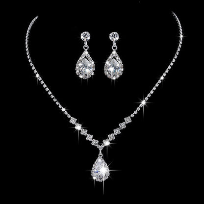 Sparkling Star Necklace and Earrings