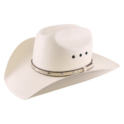 Adjustable Wide Brim Straw Cowboy Hat