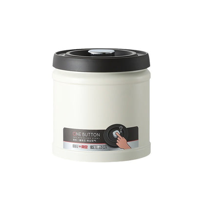 304 Storage Canister for Coffee Beans and Tea Leaves, Moisture-Proof Sealed Canister