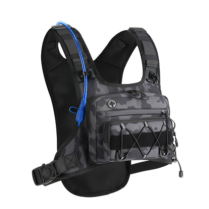 Multi-Functional Tactical Chest Bag with Hydration Pack