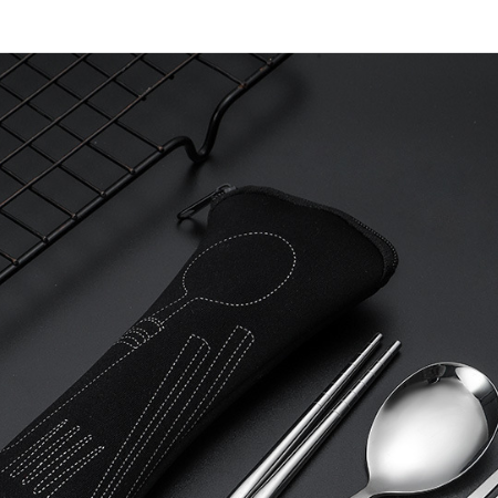 Stainless Steel Portable Tableware