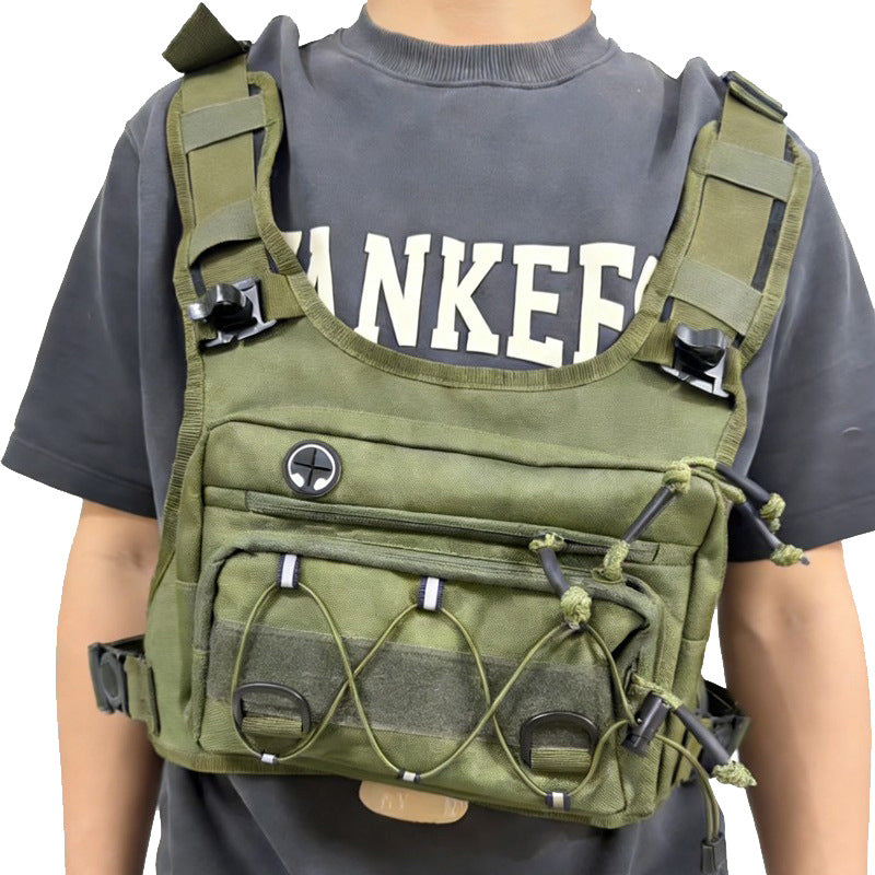 Multi-Functional Tactical Chest Bag with Hydration Pack