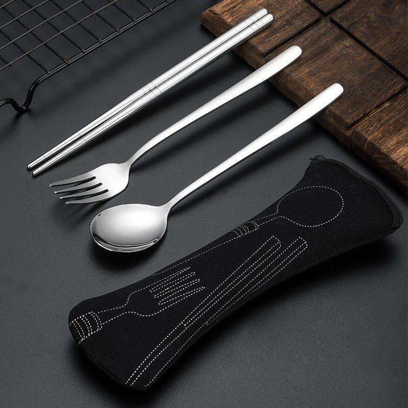 Stainless Steel Portable Tableware
