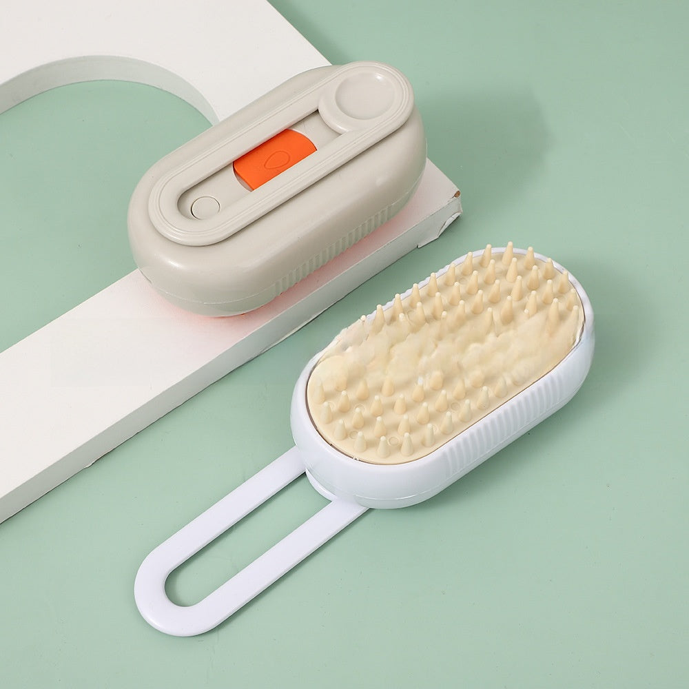 pet spray massage comb dog cat to float hair steam comb to float hair bath-free cat comb