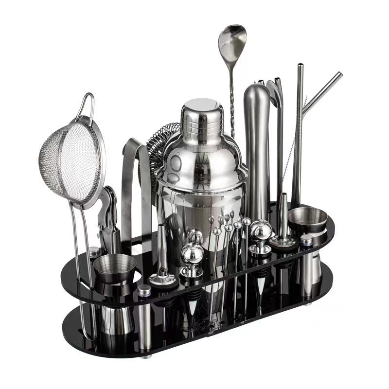 Professional 23-Piece Stainless Steel Bartending Tool Set