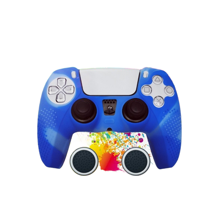 PS5 Controller Silicone Protective Cover with Joystick Caps