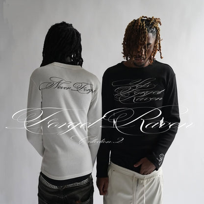 Mens Long Sleeve Printed T-shirt