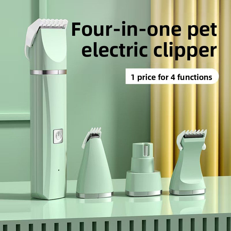Four-In-One Electric Pet Grooming Tool