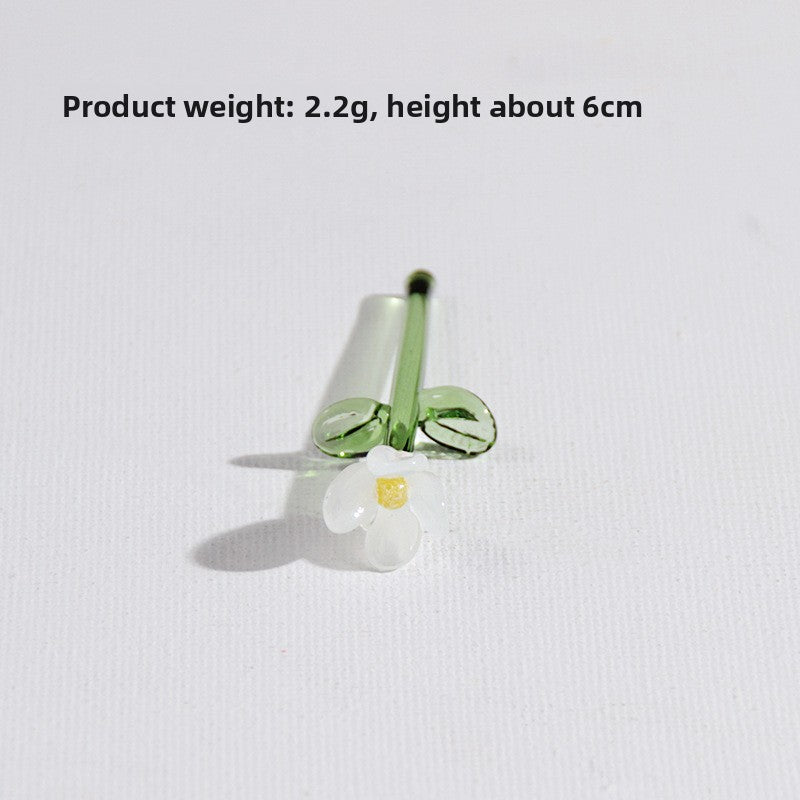 Handmade Glass Simulation Flower Decoration