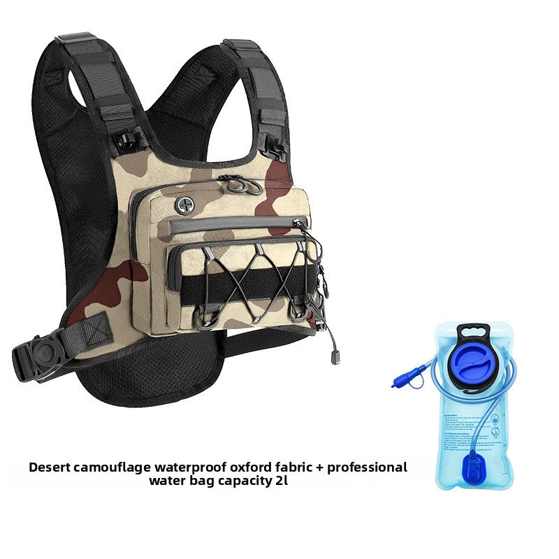 Multi-Functional Tactical Chest Bag with Hydration Pack
