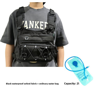 Multi-Functional Tactical Chest Bag with Hydration Pack