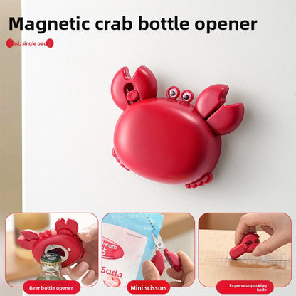 Multifunctional Crab Bottle Opener Tool