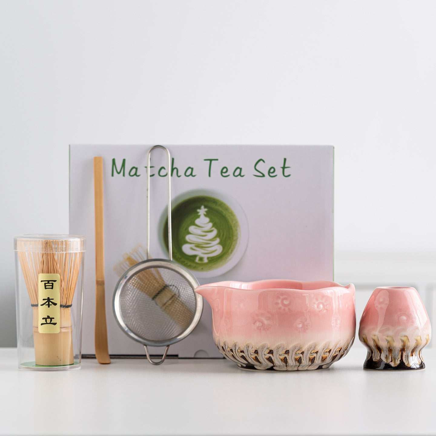 Sun and Wheat Ear Matcha Bowl