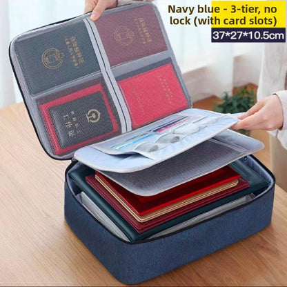 Multi-layer Document Storage Bag