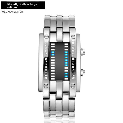 Digital Dual-Line Wrist Watch