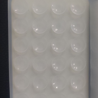 Thickened Silicone Suction Cups 24-Piece Square Adhesive Pads