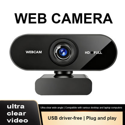 1080P USB Webcam with Built-in Microphone