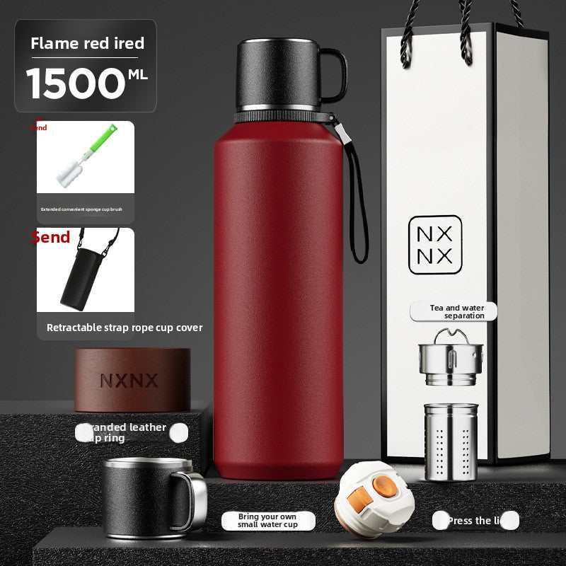 Stainless Steel Thermos Cup with Handle