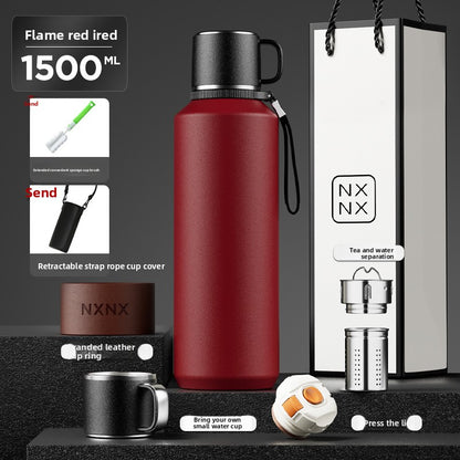 Stainless Steel Thermos Cup with Handle