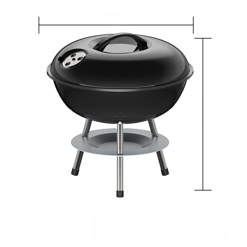 Portable Charcoal Barbecue Grill