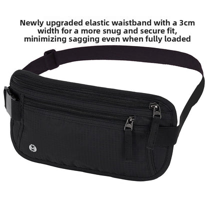 Anti-theft Travel Passport and Document Waist Pouch