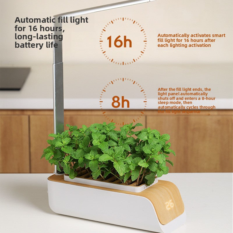 Smart Indoor Hydroponic Growing System with LED Lights