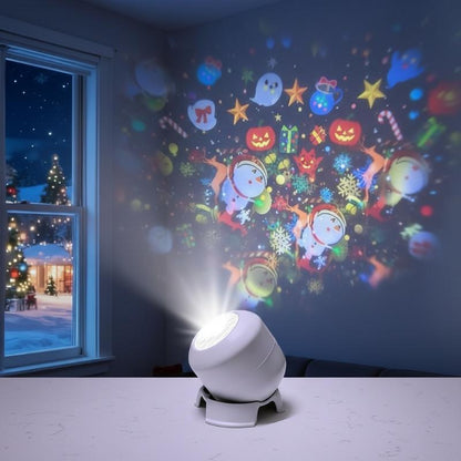LED Projection Night Light with Rotating Effects