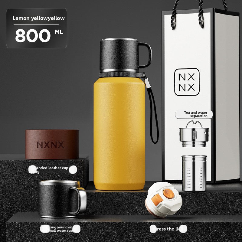 Stainless Steel Thermos Cup with Handle