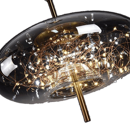 Nordic Glass Pendant Lamp for Bedroom Dining Room